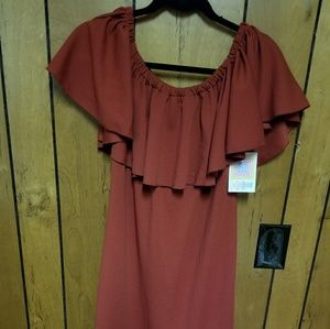 Lularoe Red Cici Dress